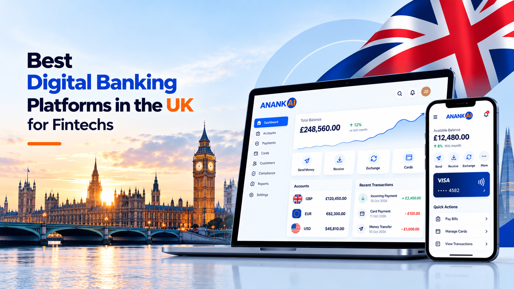 Best Digital Banking Platforms in the UK for Fintechs